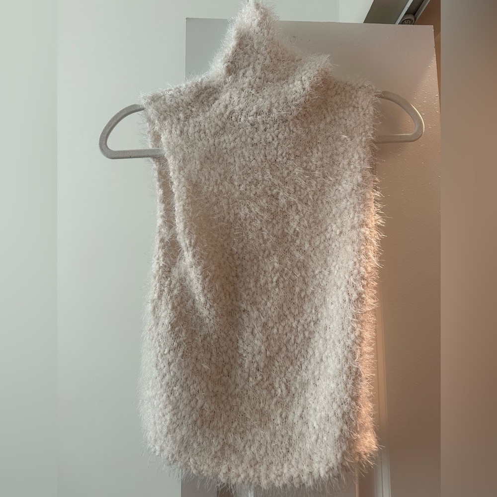 Zara fuzzy turtleneck sweater